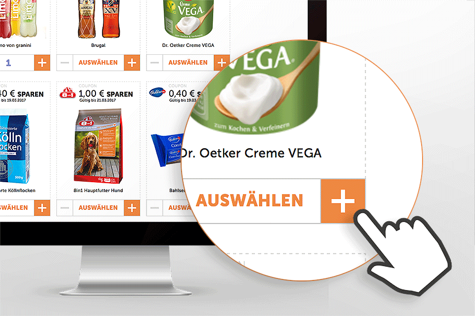 Coupons auswählen - zu Hause und unterwegs Coupons auswählen - zu Hause und unterwegs